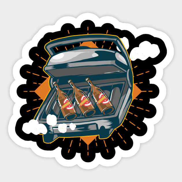 Beer BBQ Sticker by EarlAdrian